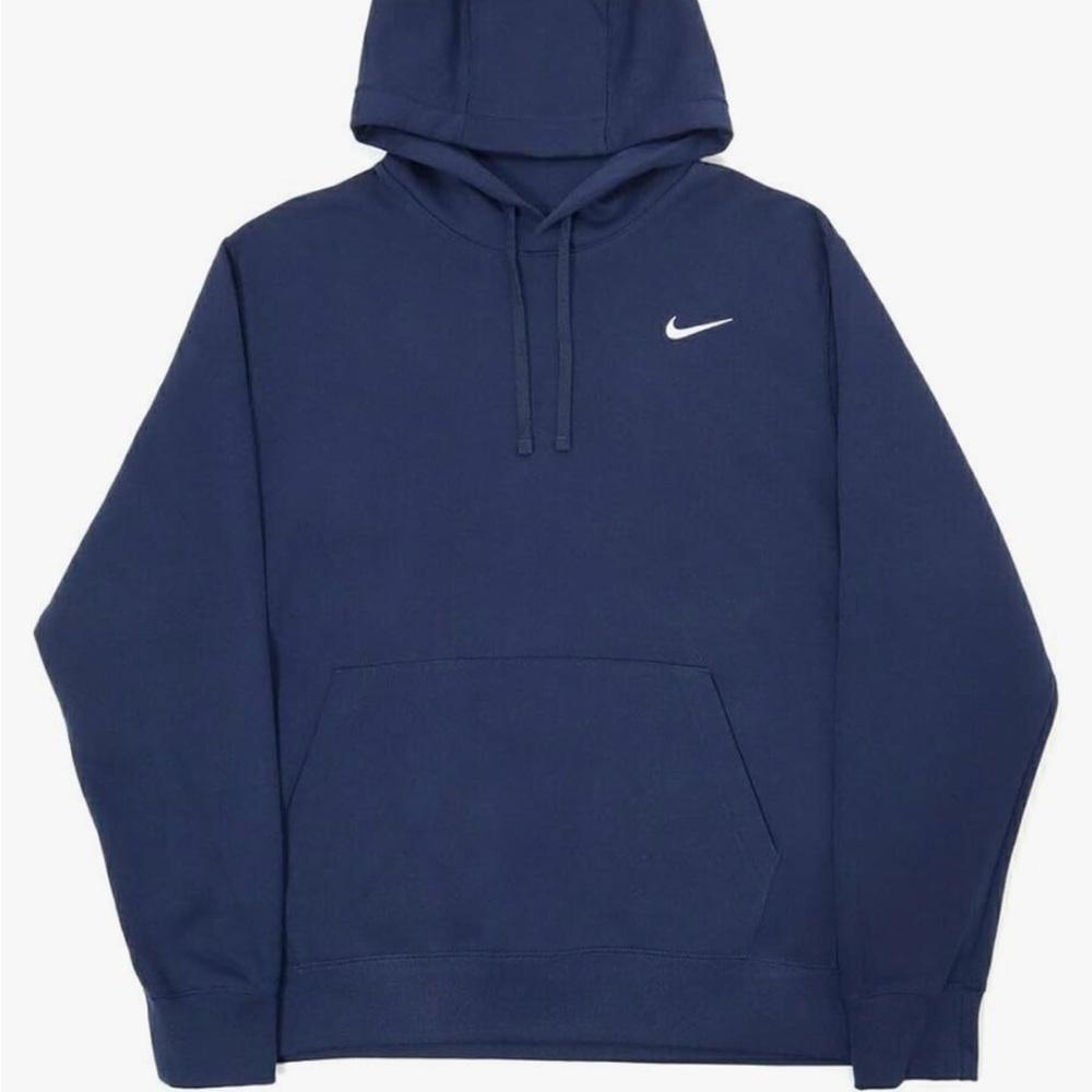 Nike Fleece Pullover Hoodie-Navy XL